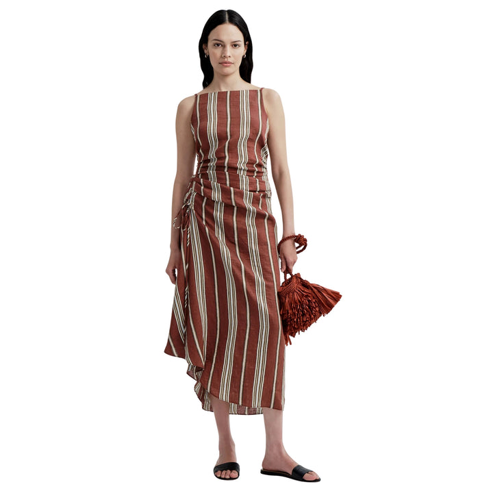 Naomi Dress in Brunette Multi