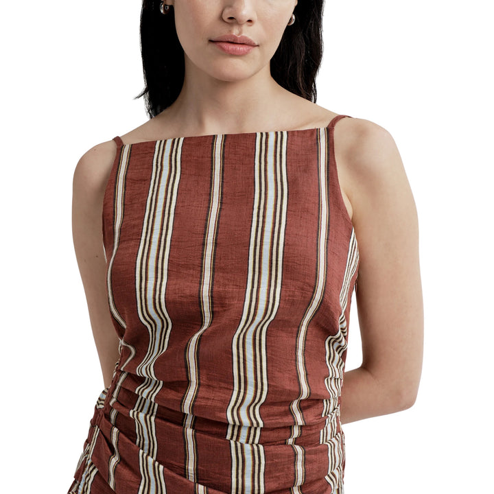Naomi Dress in Brunette Multi