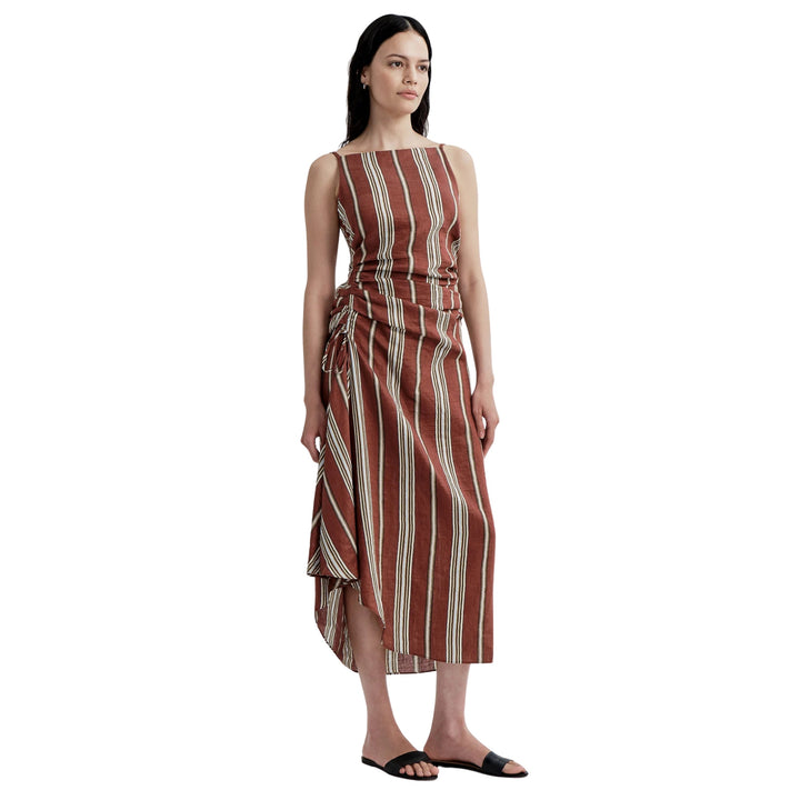 Naomi Dress in Brunette Multi