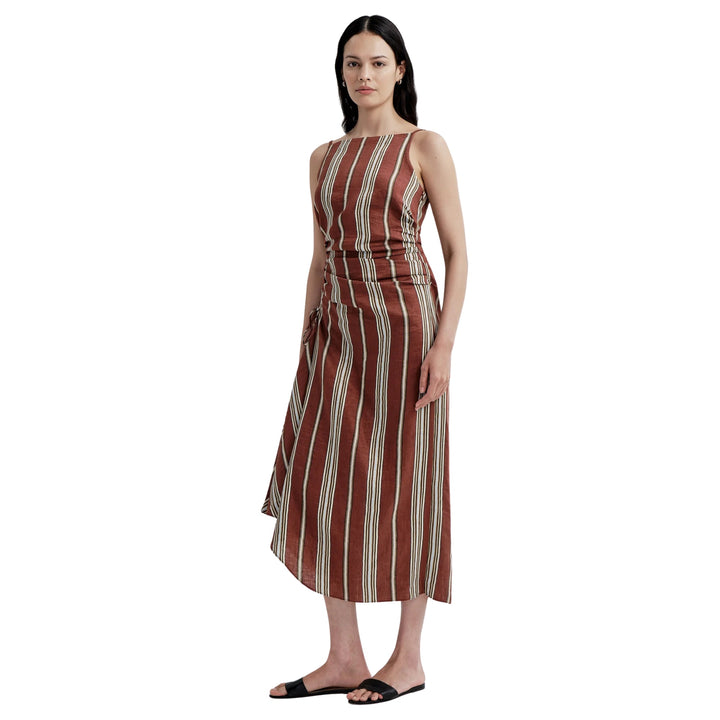 Naomi Dress in Brunette Multi