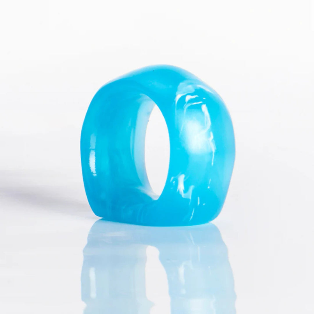 Napkin Rings - Aqua