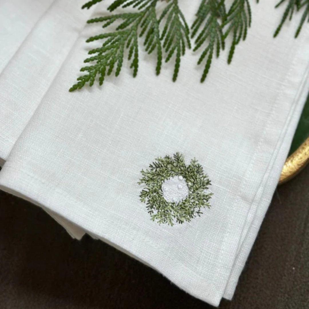 Napkin Set Luncheonette - Mini Wreath - Set of 4
