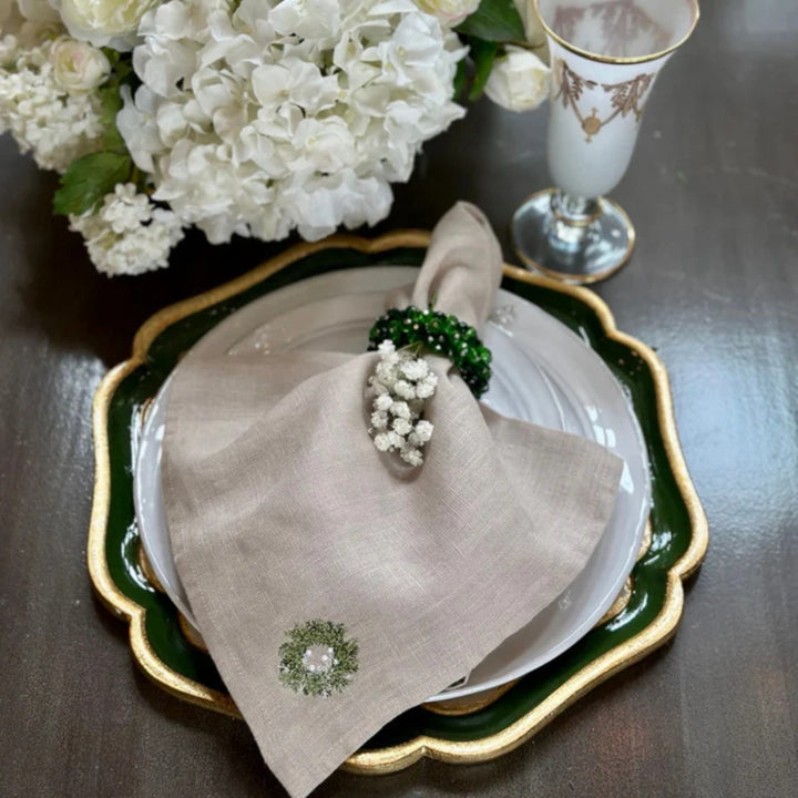 Napkin Set Luncheonette - Mini Wreath - Set of 4
