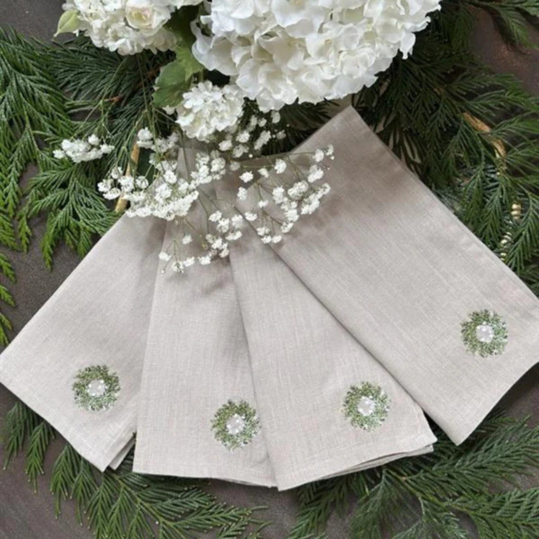Napkin Set Luncheonette - Mini Wreath - Set of 4