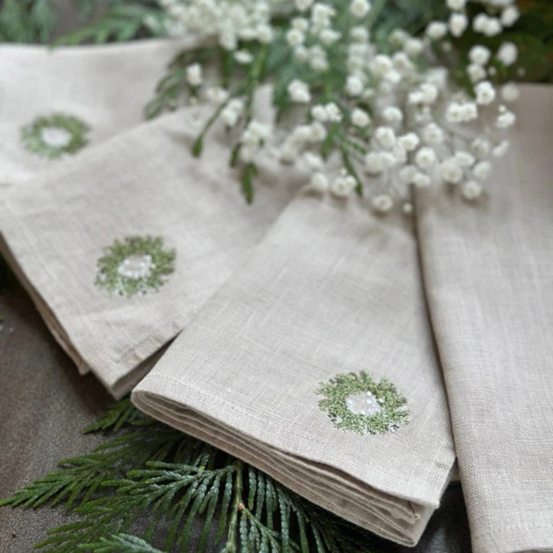 Napkin Set Luncheonette - Mini Wreath - Set of 4