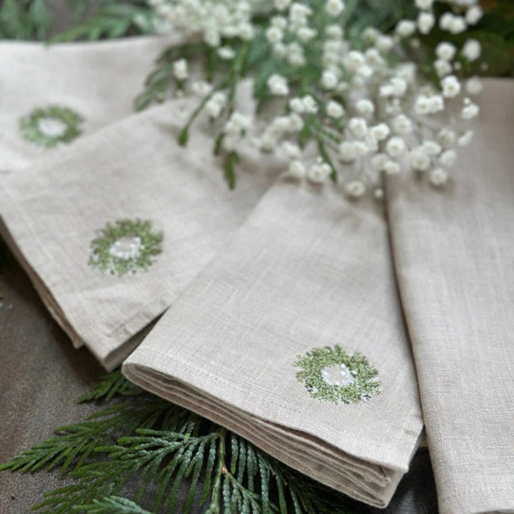 Napkin Set Luncheonette - Mini Wreath - Set of 4