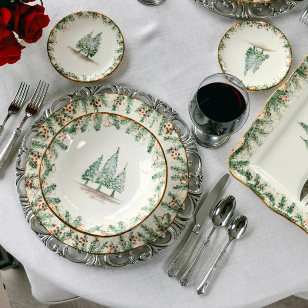 Natale Bread / Canapé Plate