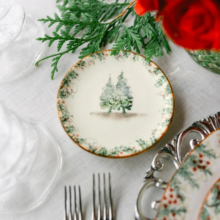 Natale Bread / Canapé Plate