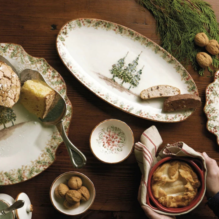 Natale Long Oval Platter