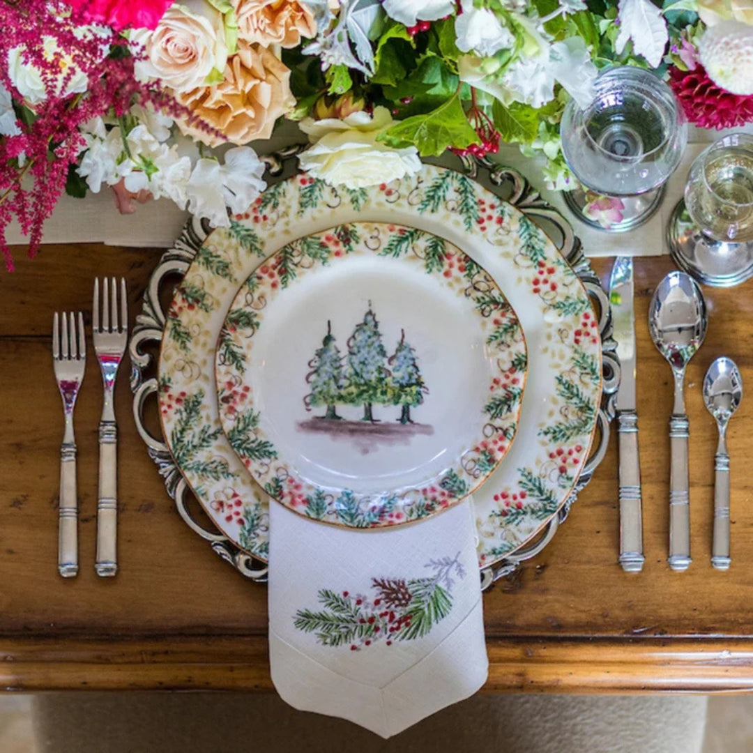 Natale Salad/Dessert Plate