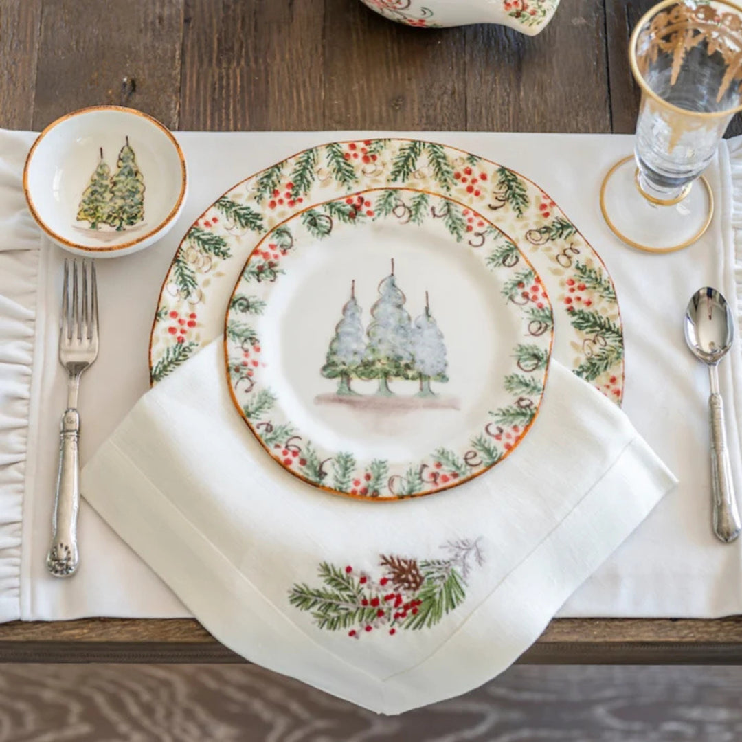 Natale Salad/Dessert Plate