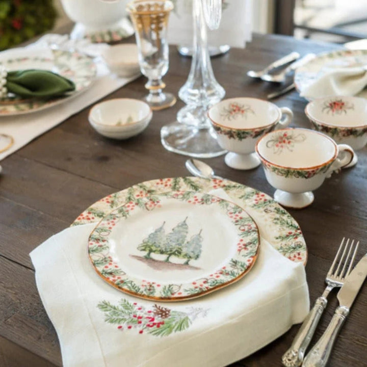 Natale Salad/Dessert Plate