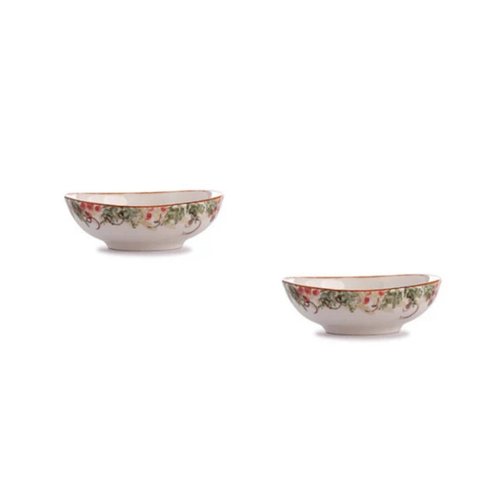 Natale Small Oval Bowl Set of 2