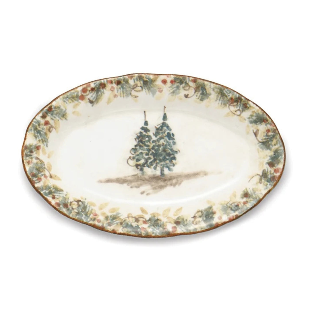 Natale Small Oval Tray