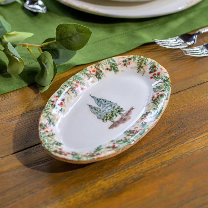 Natale Small Oval Tray