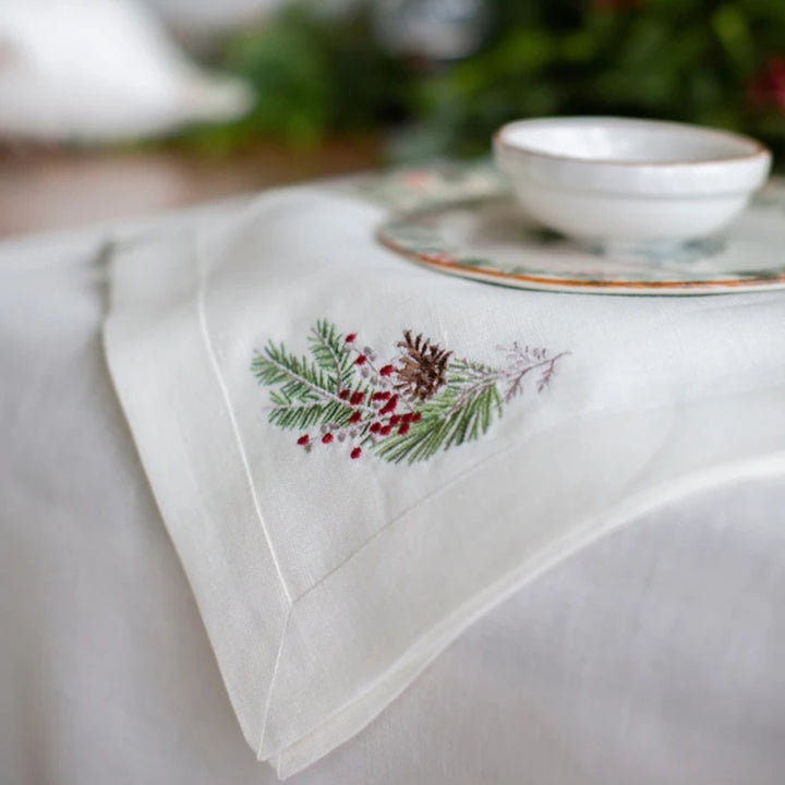 Natale Sprig Large Napkin
