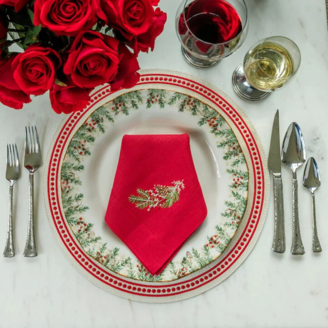 Natale Sprig Large Napkin