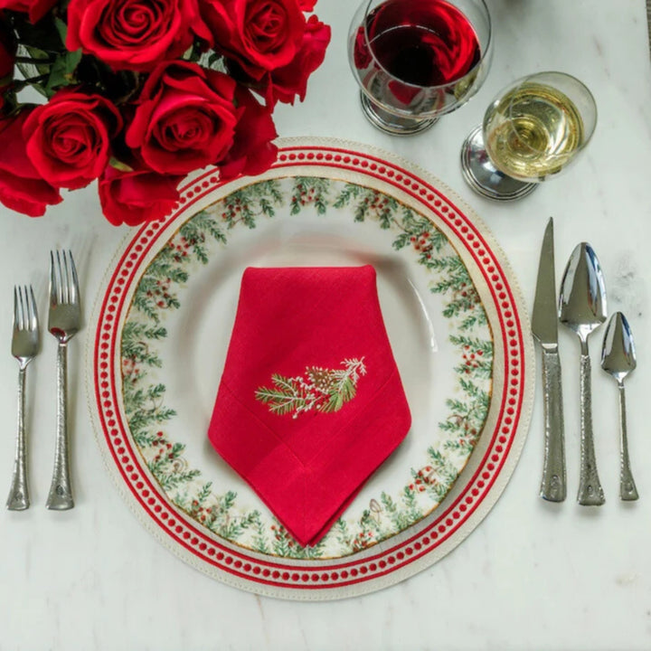 Natale Sprig Large Napkin