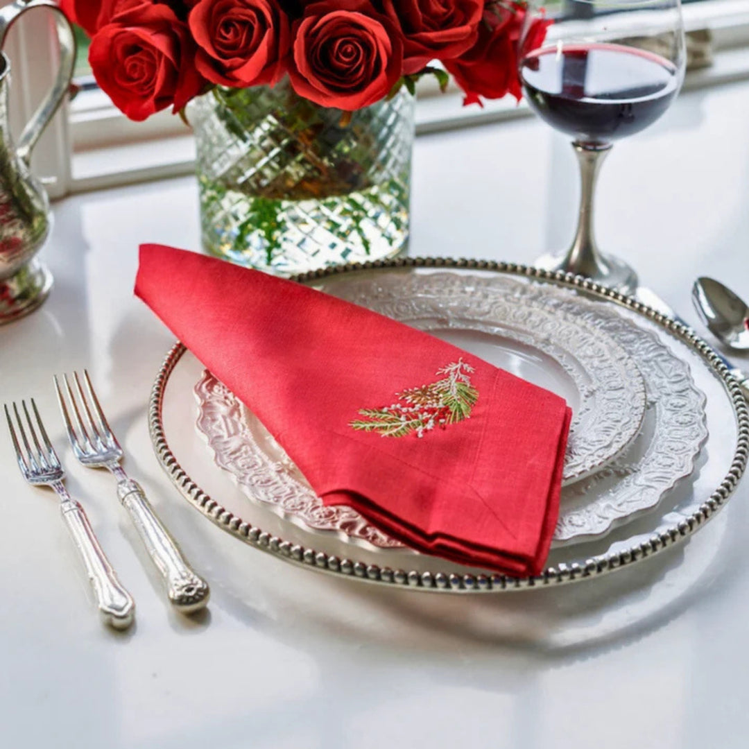Natale Sprig Large Napkin