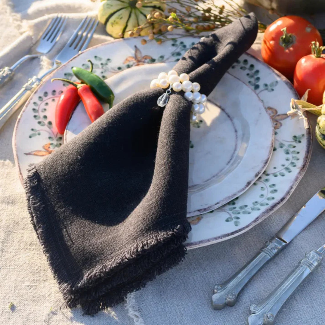 Natural Provence Napkin with Fringe