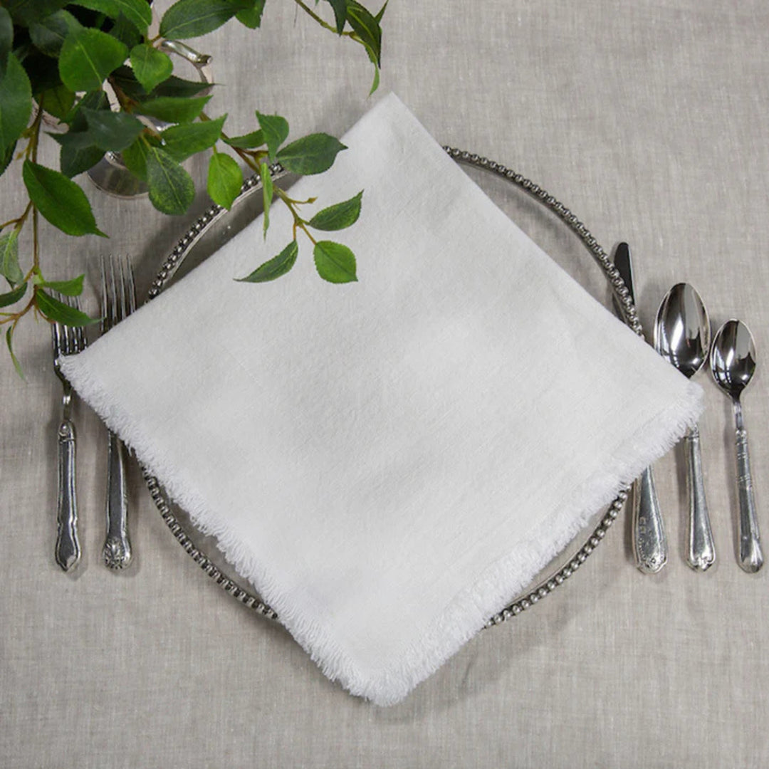 Natural Provence Napkin with Fringe