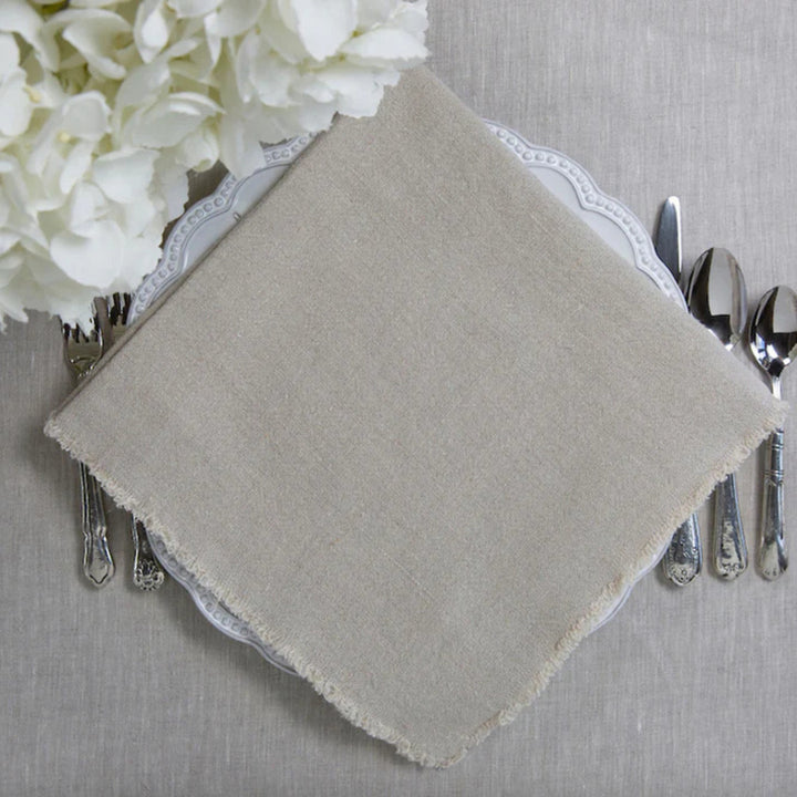 Natural Provence Napkin with Fringe