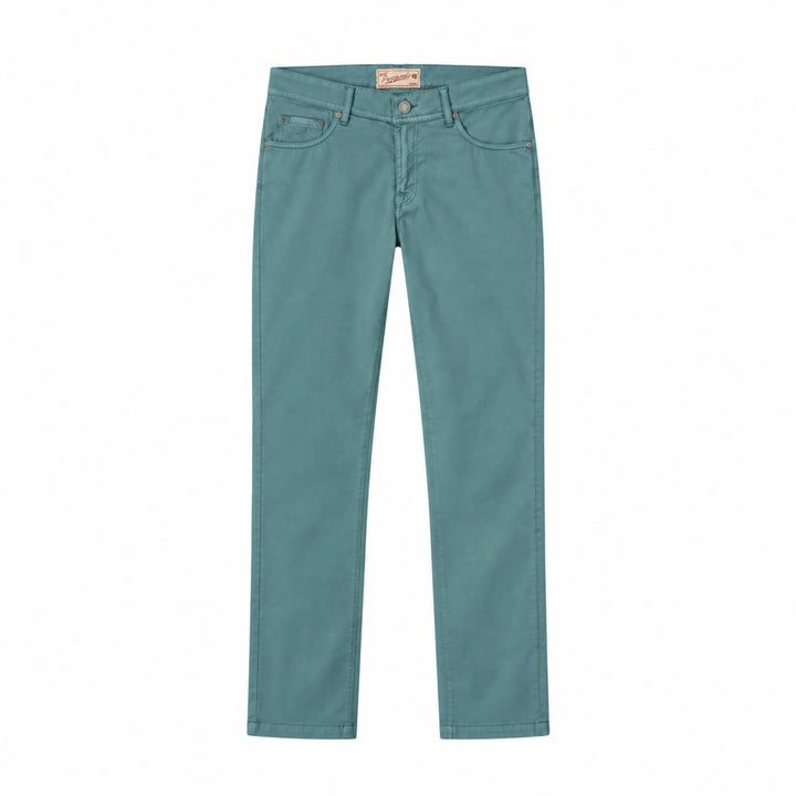 Nerano 5-Pocket Pant in Aqua Teal