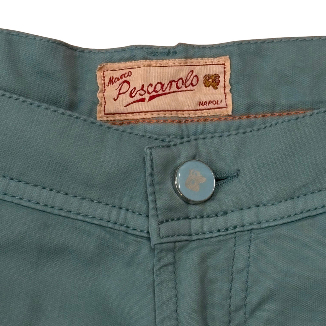 Nerano 5-Pocket Pant in Aqua Teal