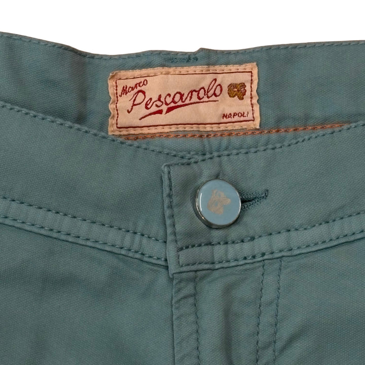Nerano 5-Pocket Pant in Aqua Teal