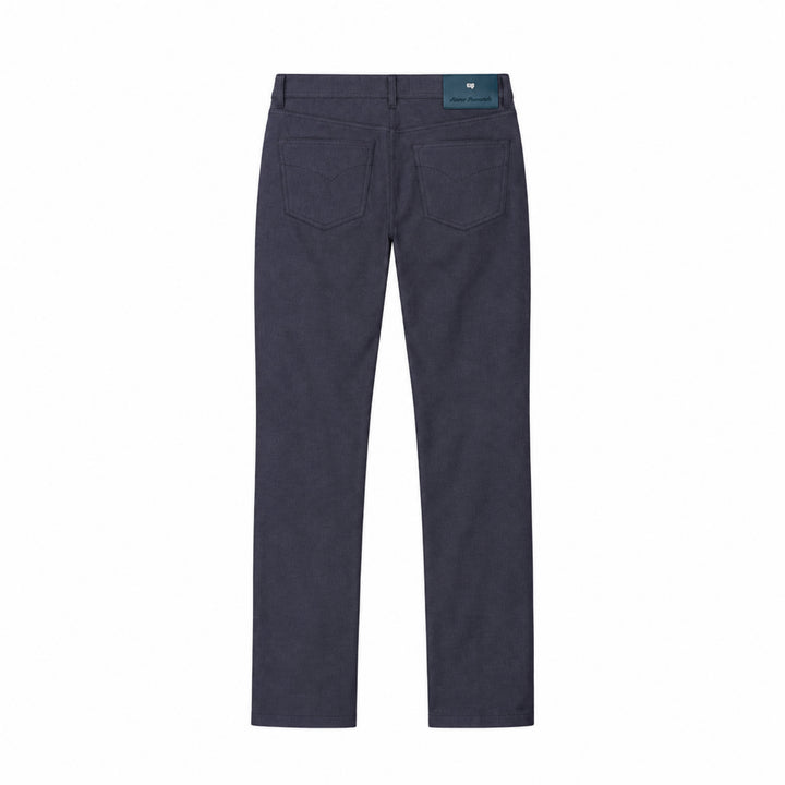 Nerano 5 Pocket Pant in Rust Plaid