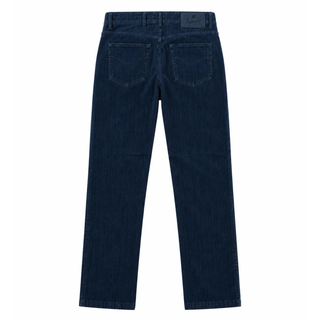Nerano Corded Velour 5-Pocket Pant in Navy