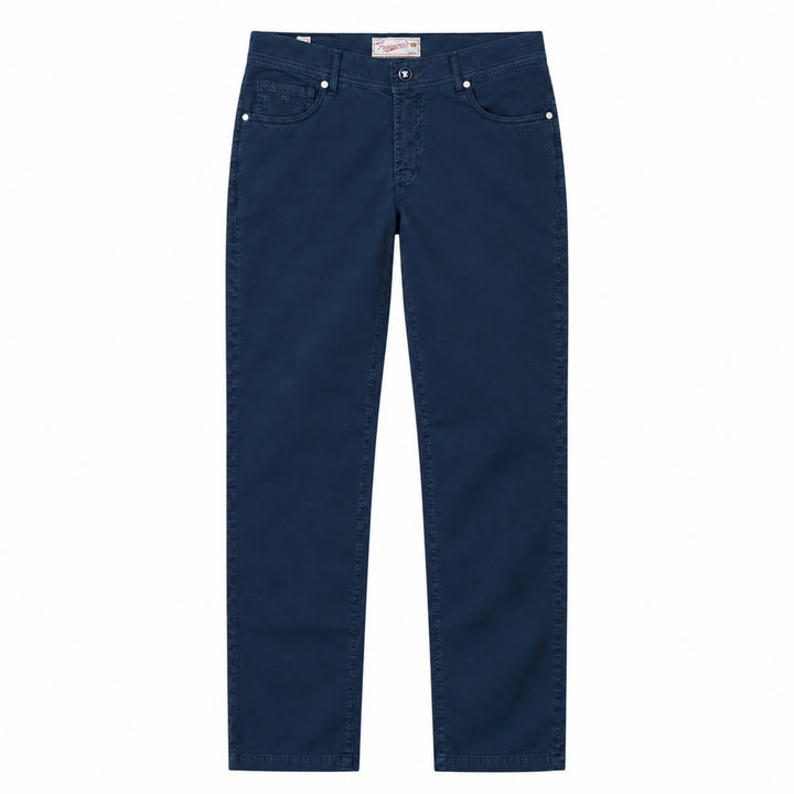 Nerano Supima 5 Pocket Pant in Navy