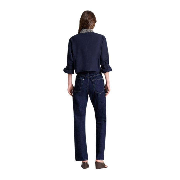 New Chapter Crystal Collar Shirt in Midnight
