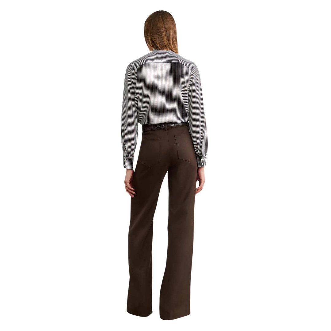 IRINA TOP - Ivory/Brown/Navy