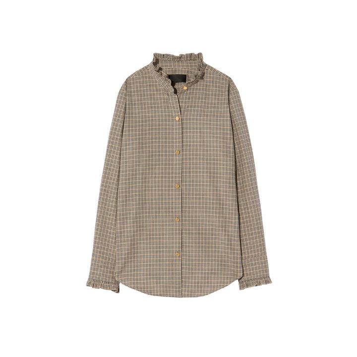 LYDIA SHIRT - Honey Check - S