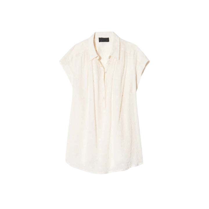 Normandy Blouse in Ivory