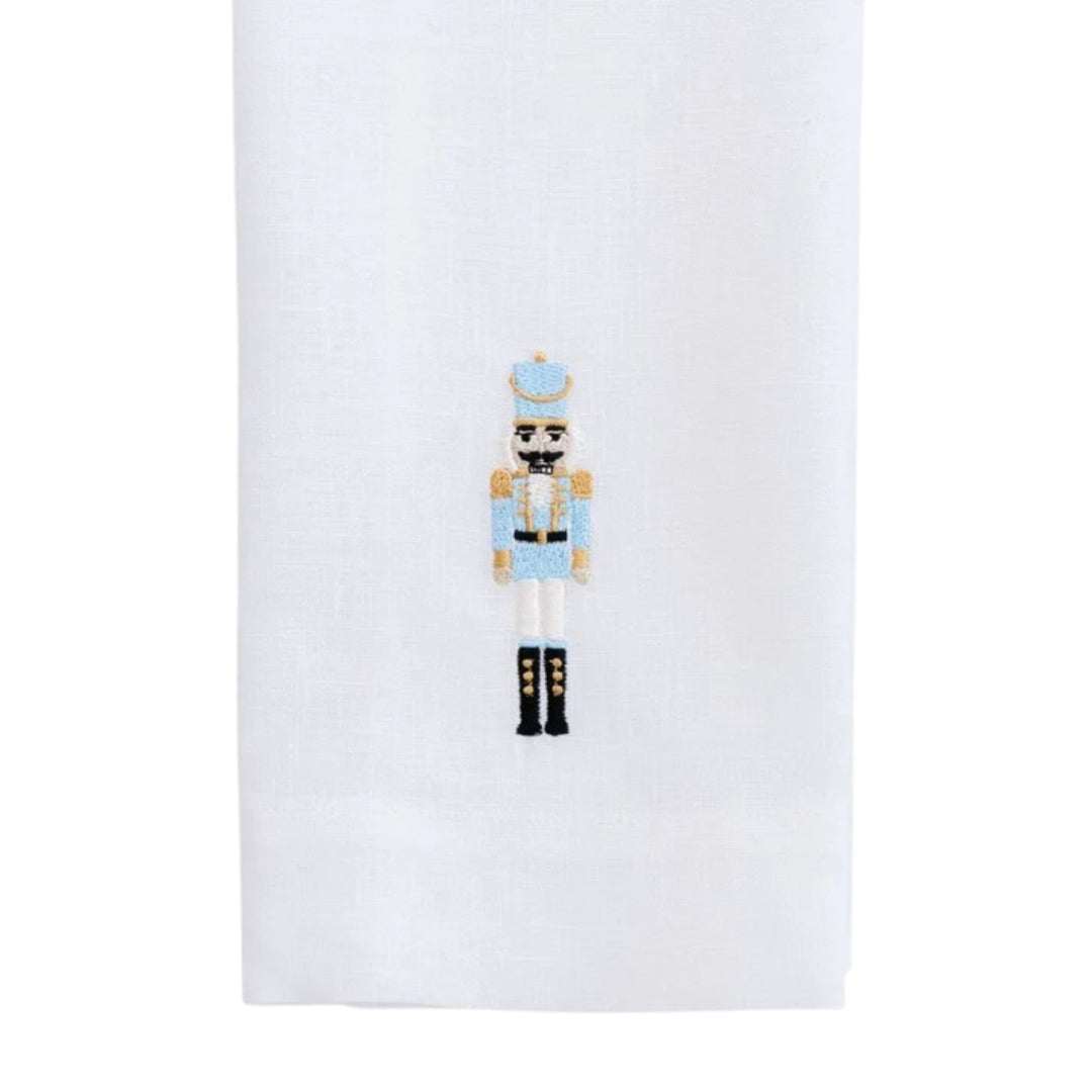 Nutcracker Towel - Blue/White