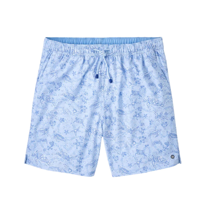 Oahu Swim Trunk in Stream Blue