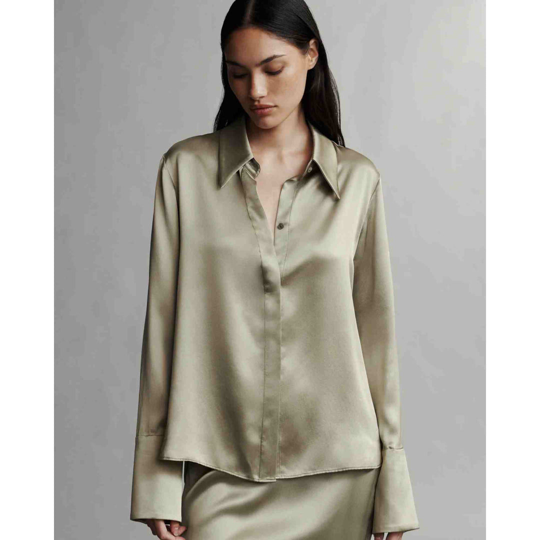 Object of Affection Sage Top
