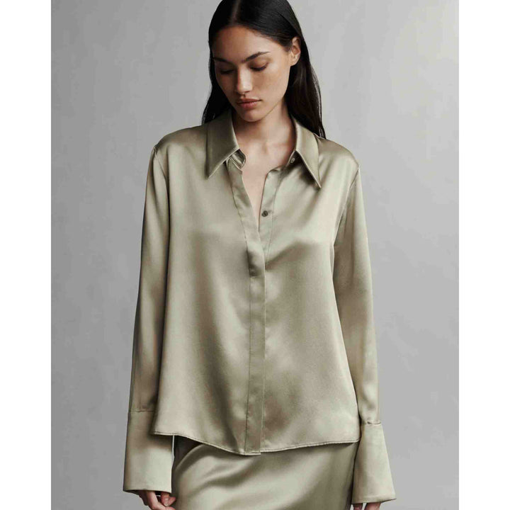 Object of Affection Sage Top