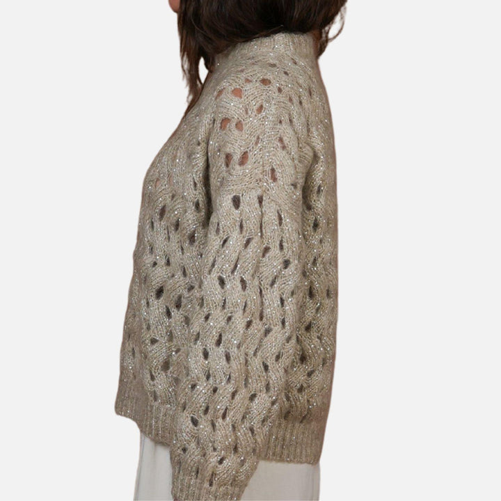 Ocean Waves Diamanté Sweater