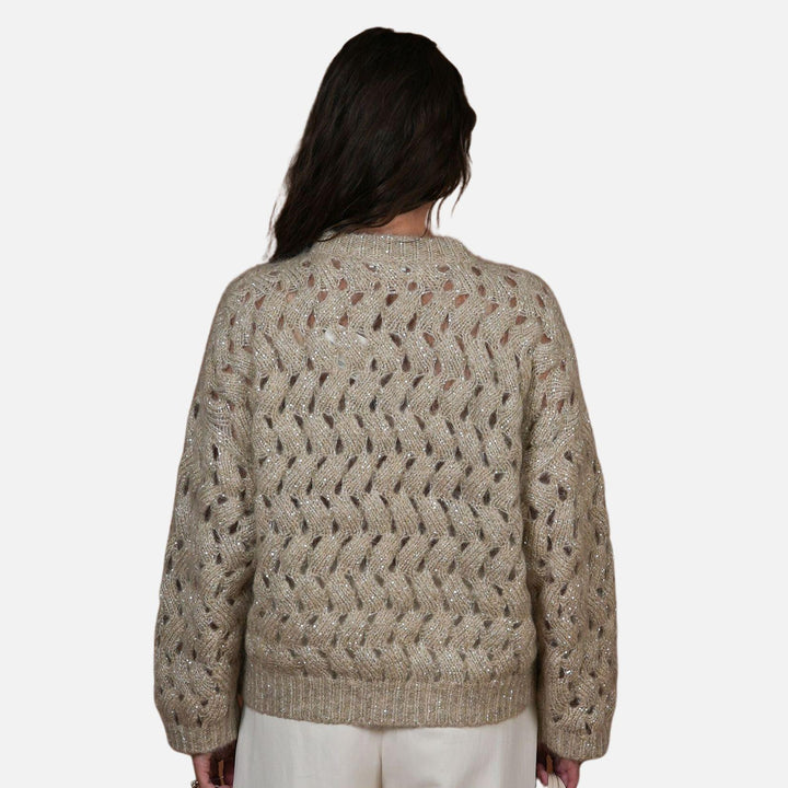 Ocean Waves Diamanté Sweater