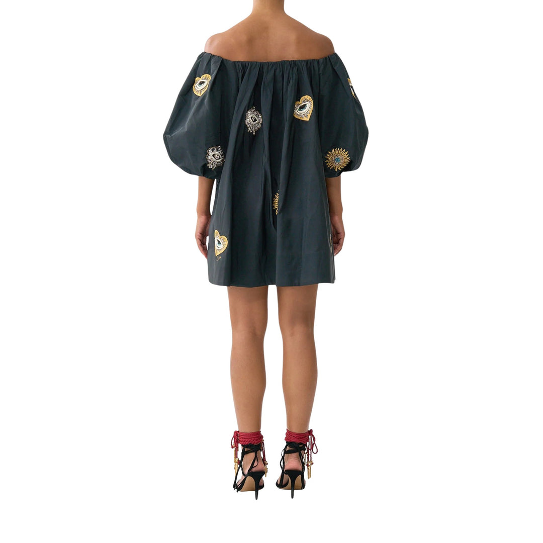 Off Shoulder Puff Dress