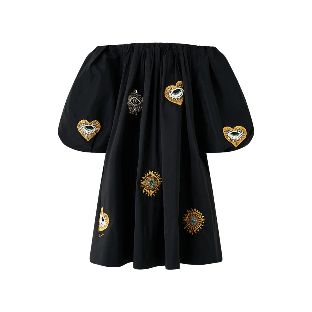 Off Shoulder Puff Dress