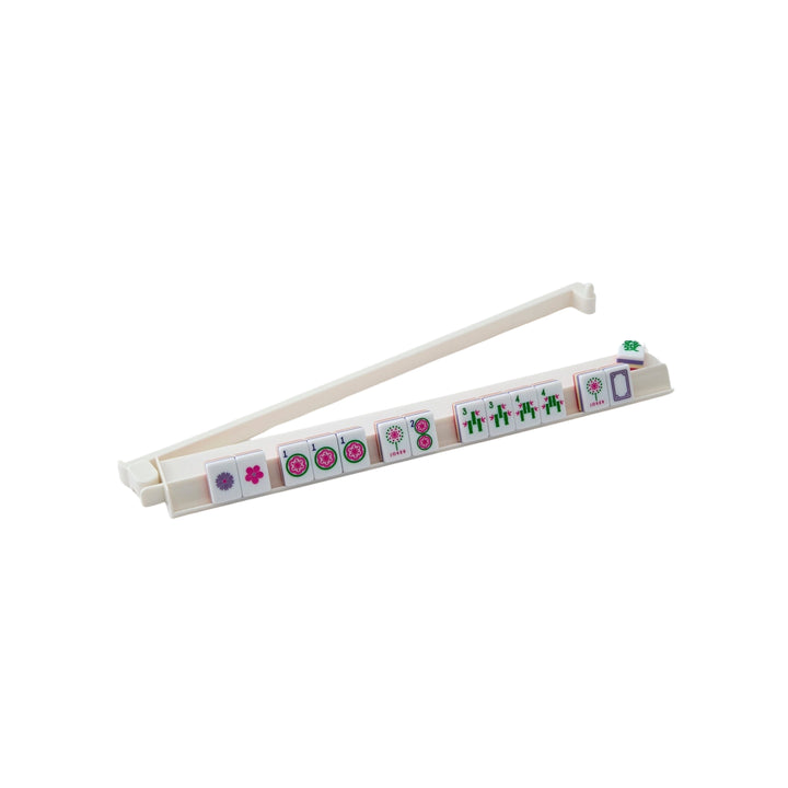 Oh My Mahjong White Acrylic Rack and Pusher Set