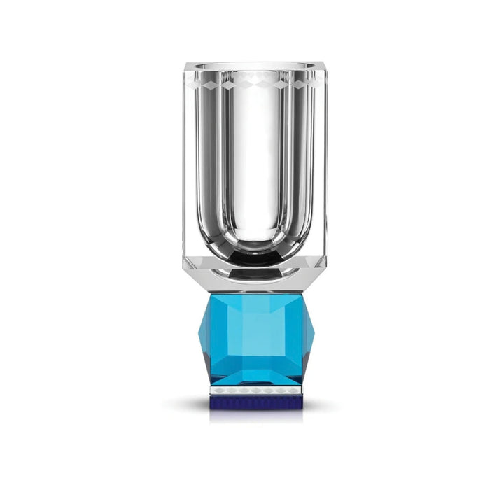 Ohio Vase - Clear/Azure/Cobalt