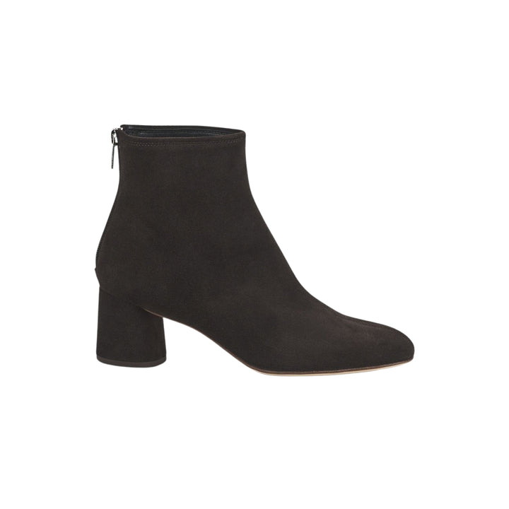Olga Velour Bootie in Brown