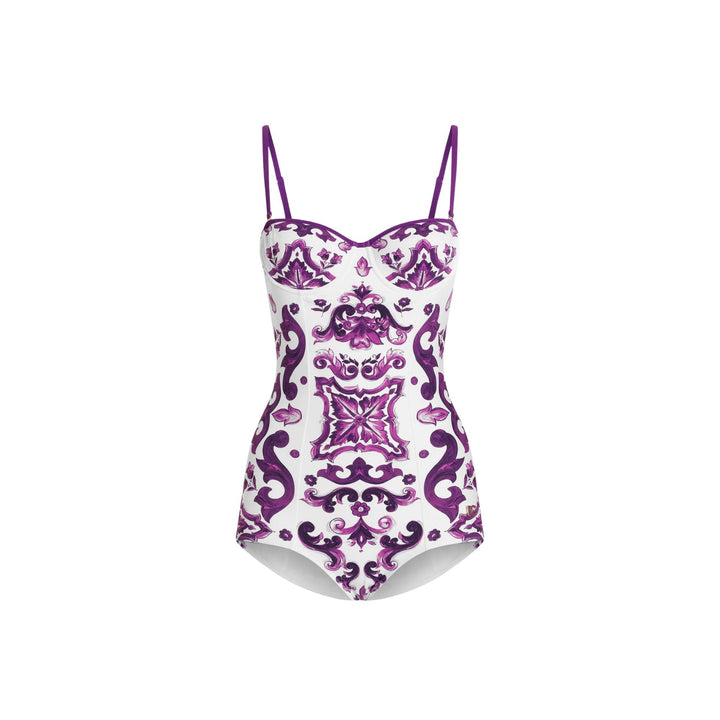 One Piece Swimsuit in Majolica Viola