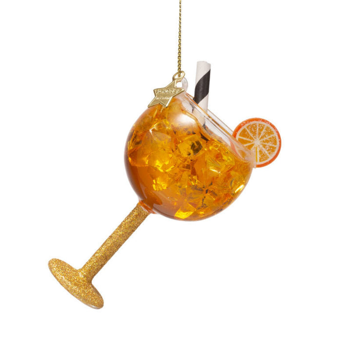 Orange Spritzer Cocktail Ornament