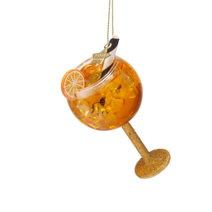 Orange Spritzer Cocktail Ornament